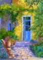 La porte bleue PROVENCE jardin